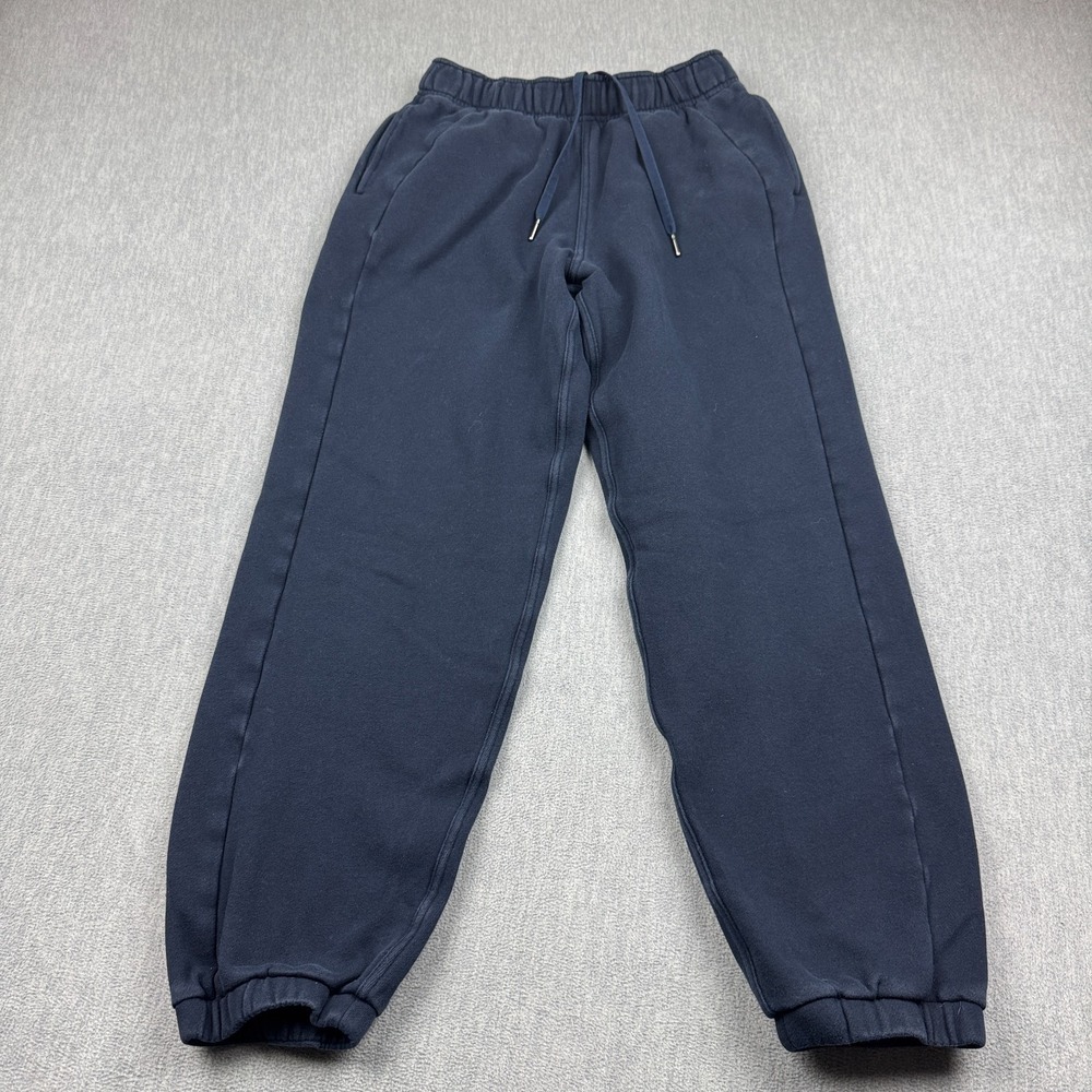 Lululemon Jogger Pants Womens XS Blue Scuba Mid-Rise Oversized Lounge W5GI0S